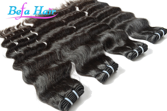 Os pacotes cambojanos personalizados do cabelo da onda natural coloriram extensões do cabelo de Ombre